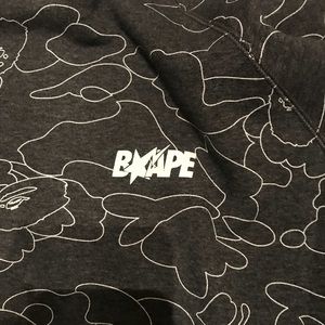 BAPE Camo Zip Crewneck